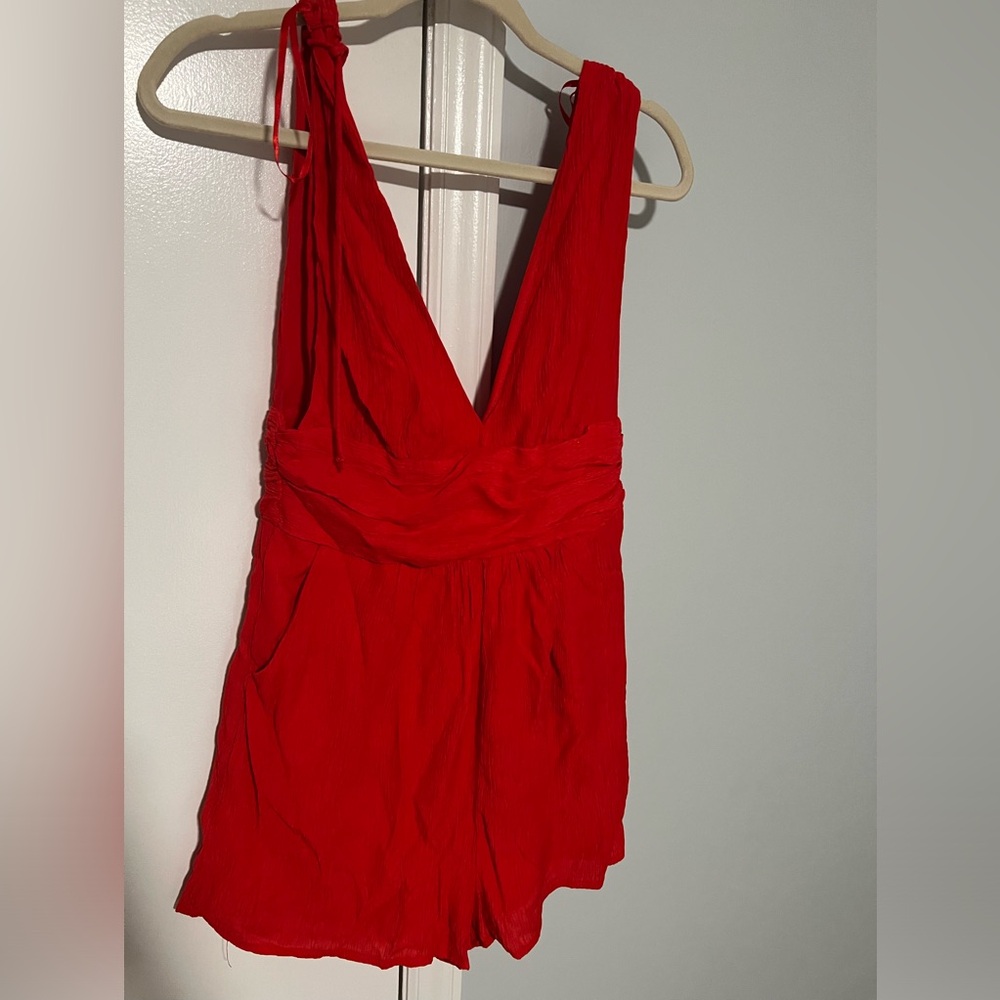 Red romper